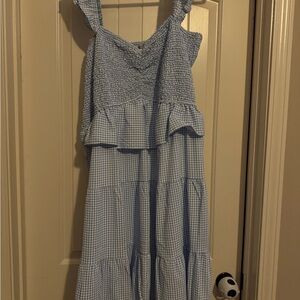 Blue Gingham Dress Perfectly Priscilla